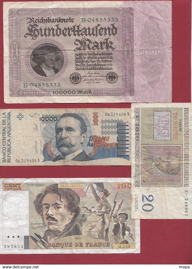 Pays DU Monde 190 Billets (33 SCANS) Dans L 'état - Lots & Kiloware - Banknotes