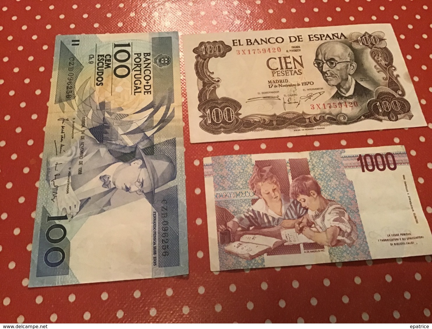 LOT DE 3 BILLETS VOIR LE SCAN - Lots & Kiloware - Banknotes
