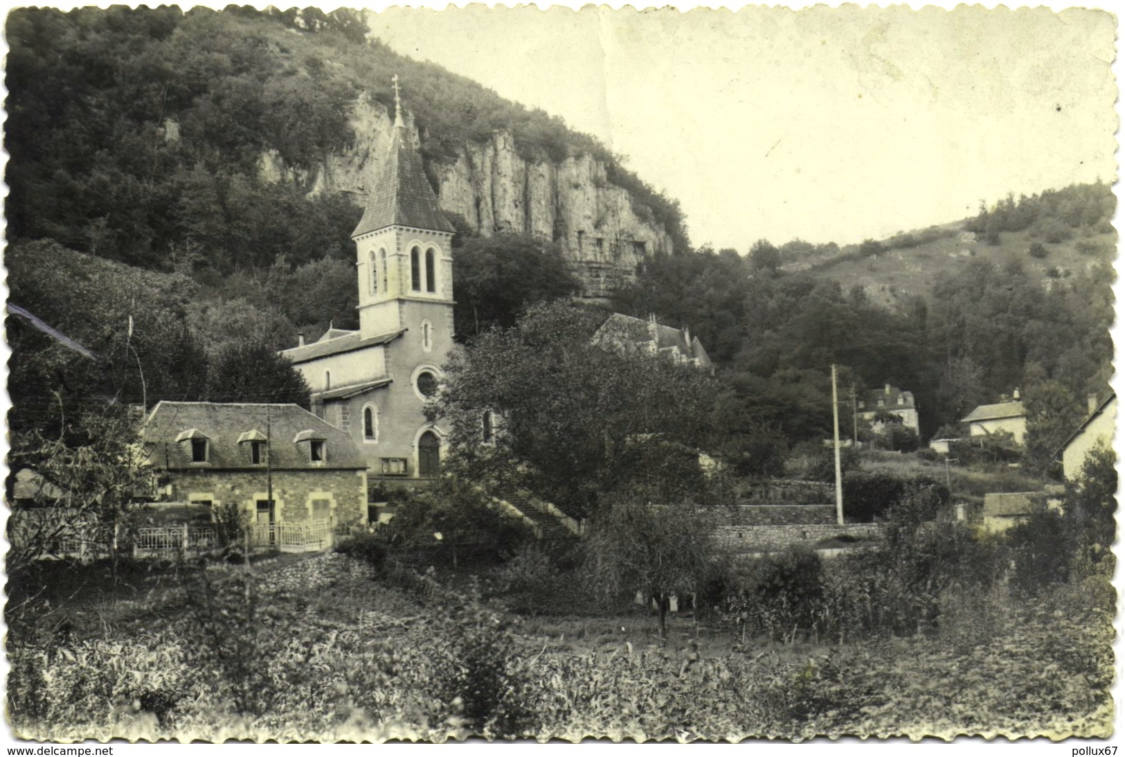 CPSM DE SAINT-DENIS-MARTEL  (LOT)  L'EGLISE - Autres & Non Classés