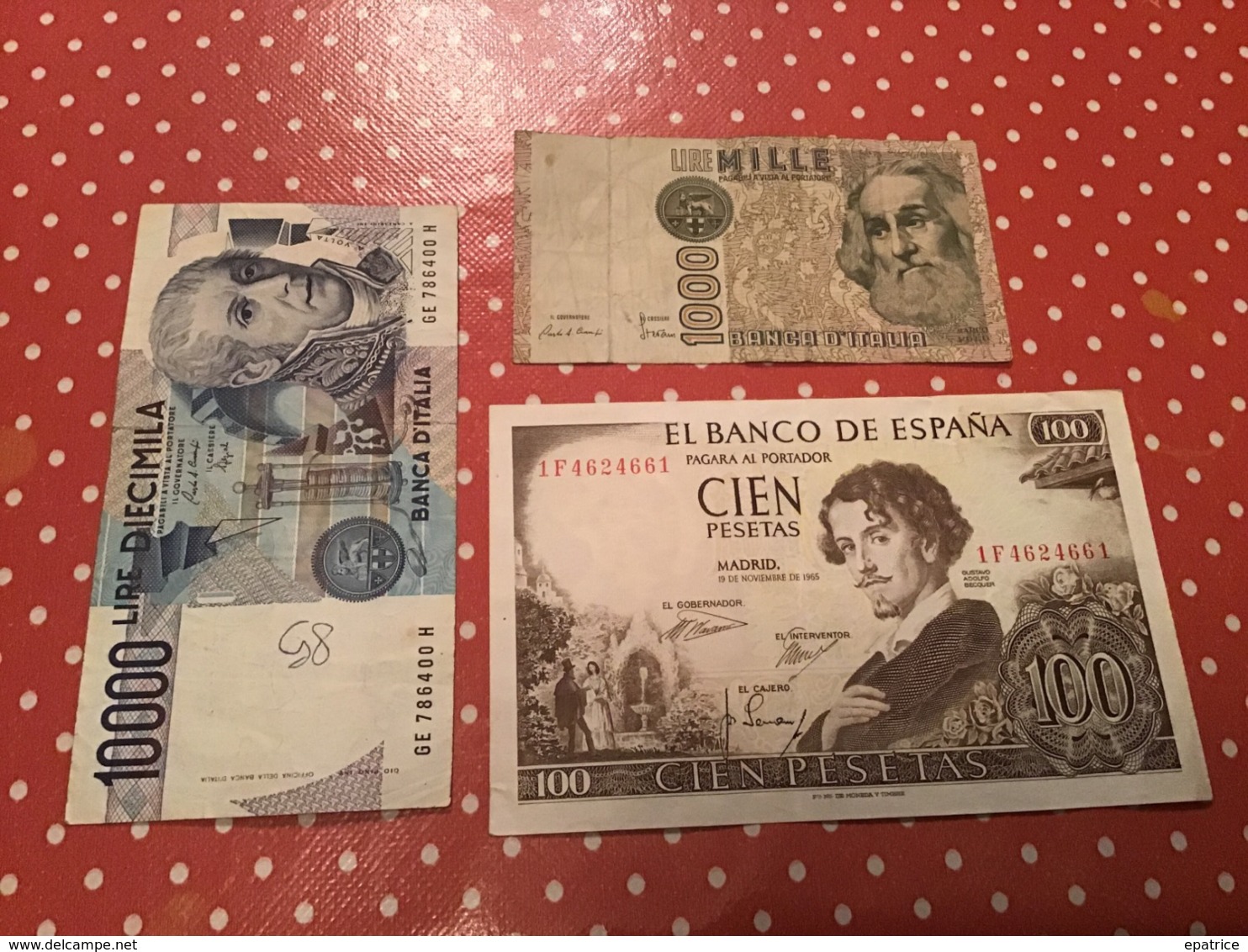 LOT DE 3 BILLETS VOIR LE SCAN - Vrac - Billets