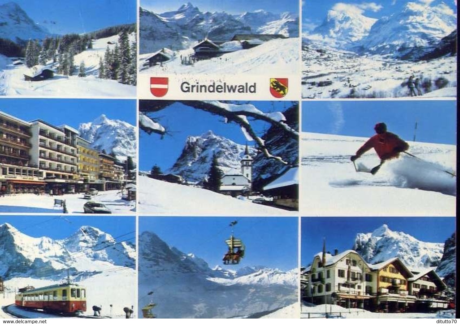 Grindelwald - Formato Grande Viaggiata Mancante Di Affrancatura – E 13 - Altri & Non Classificati