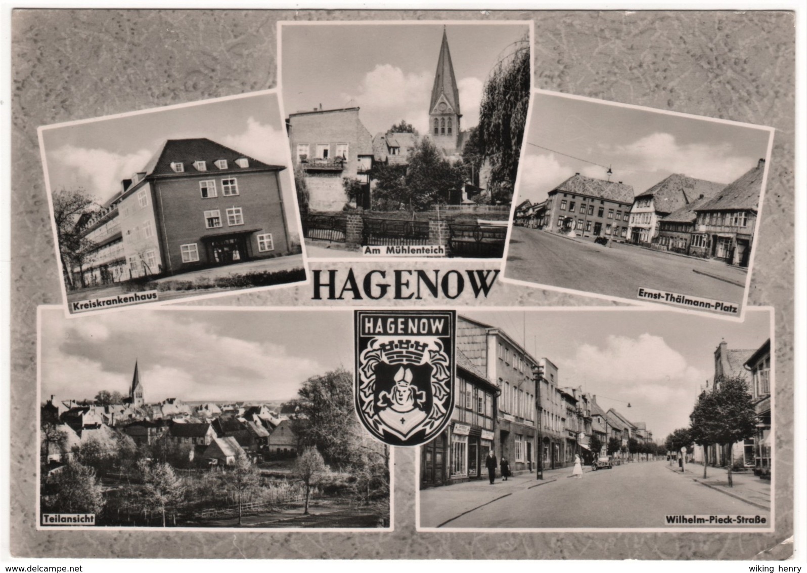 Hagenow - S/w Mehrbildkarte 2 - Hagenow