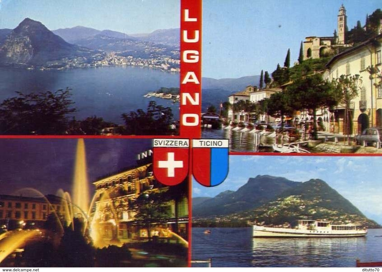 Lugano - Formato Grande Viaggiata – E 13 - Altri & Non Classificati