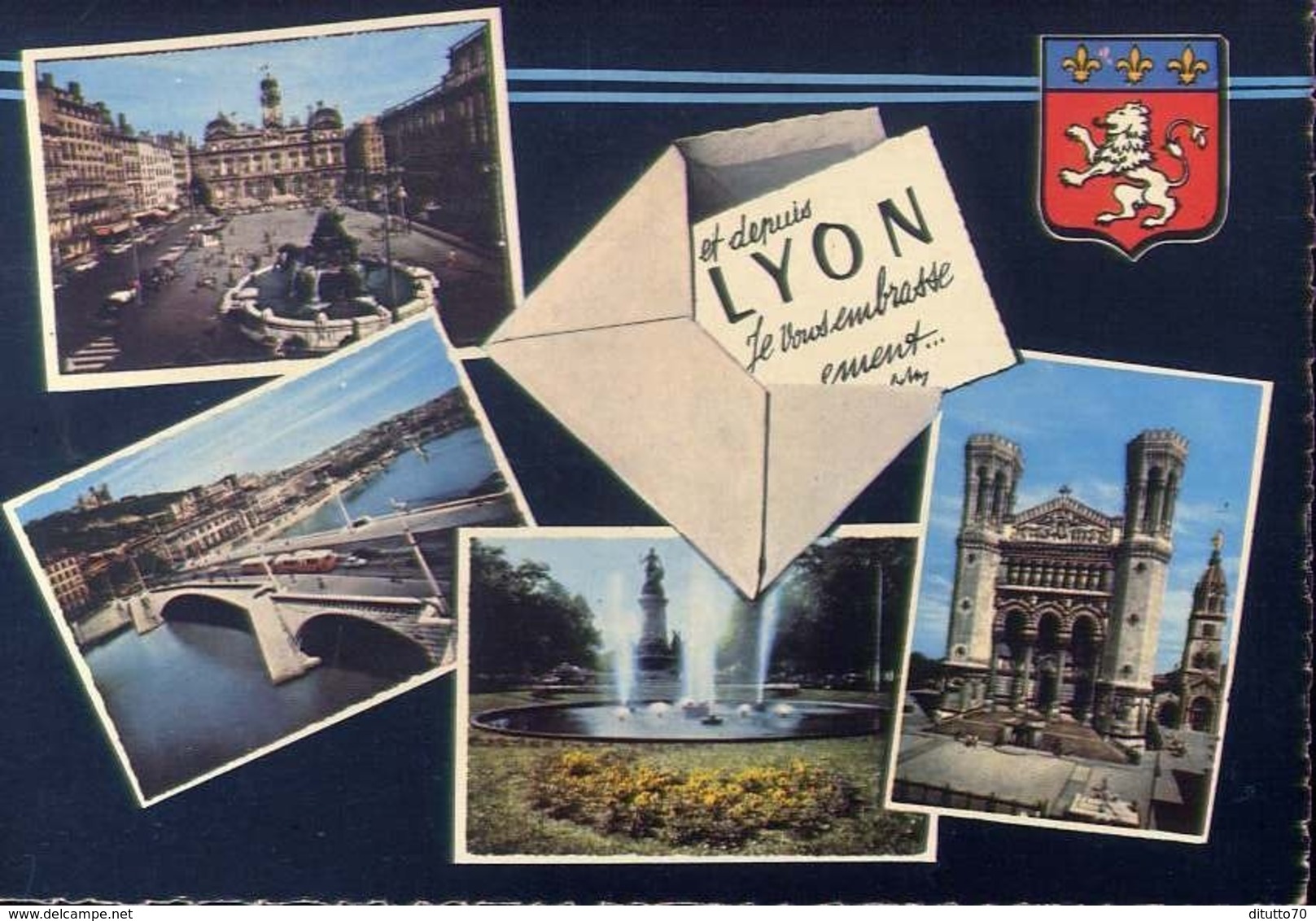 Lyon - Formato Grande Viaggiata Mancante Di Affrancatura – E 13 - Altri & Non Classificati