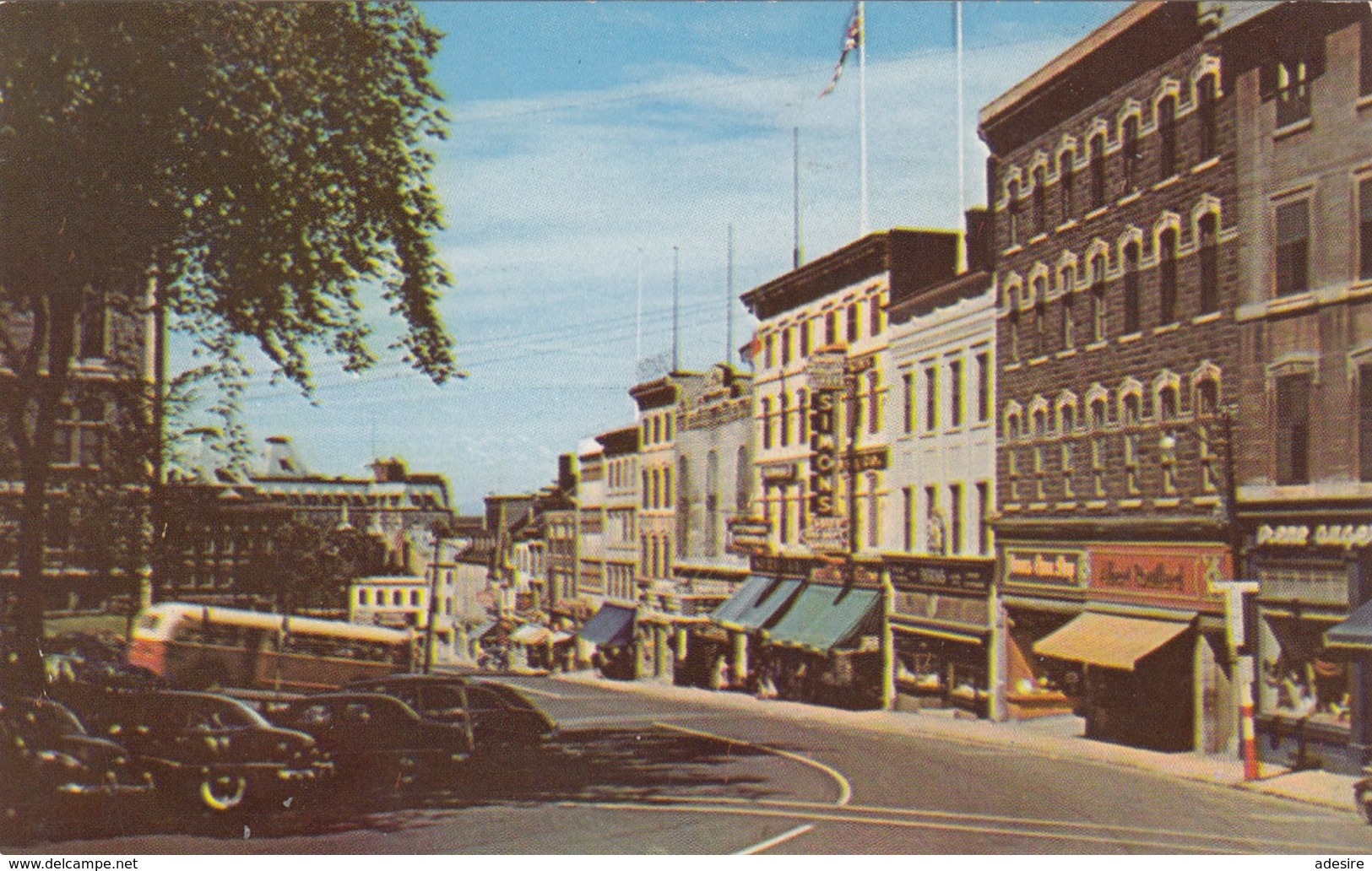 QUEBEC FABRIQUE STREET, Karte Gel.1954 - Sonstige & Ohne Zuordnung