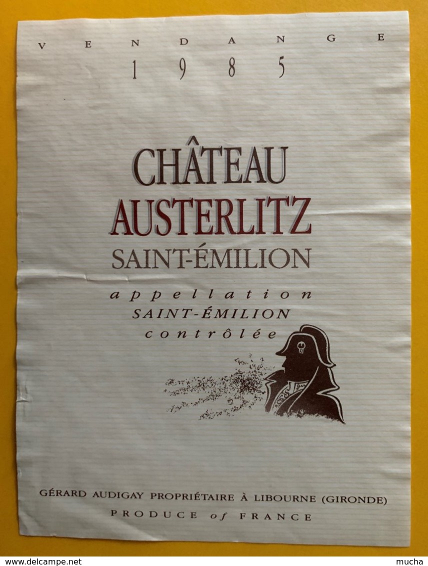 11796  -  Château Austerlitz 1985 Saint-Emilion - Bordeaux