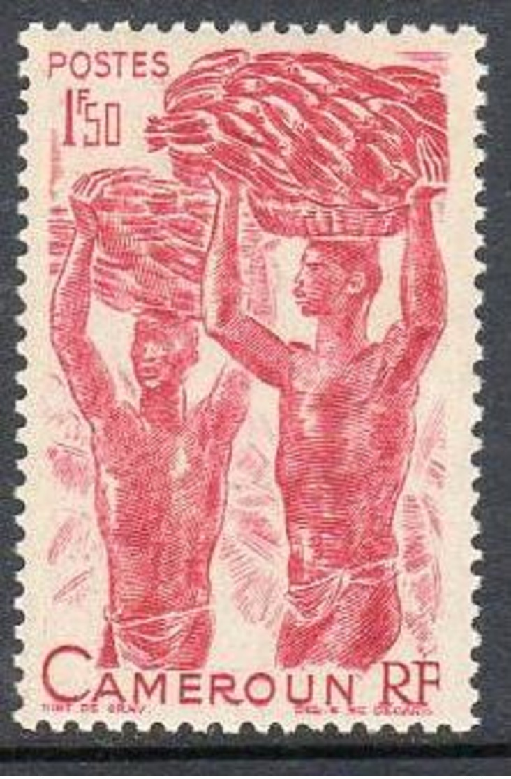 Cameroun 1946 Porteur Banane 1f50 N°247  Neuf** - Unused Stamps