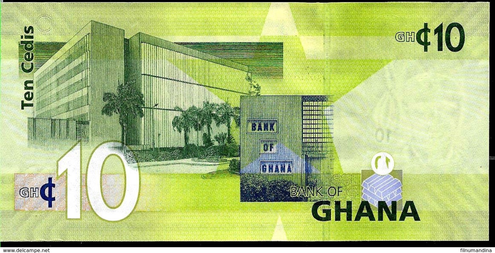 GHANA 10 CEDIS AÑO 2011 UNC - Ghana