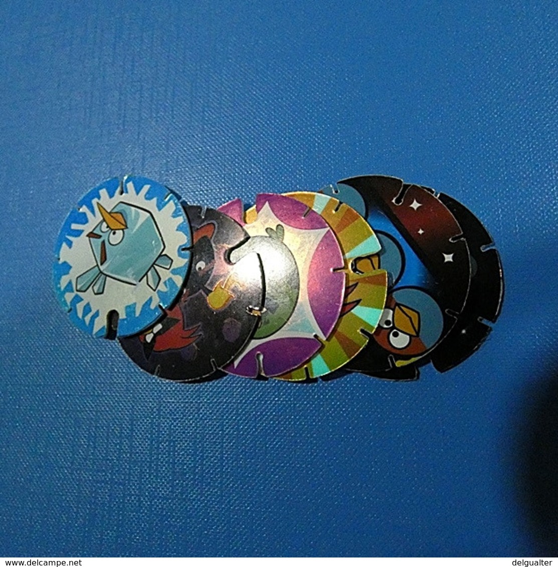 Lot 6 Tazos Chipicao Angry Birds Space All Diferent - Altri & Non Classificati