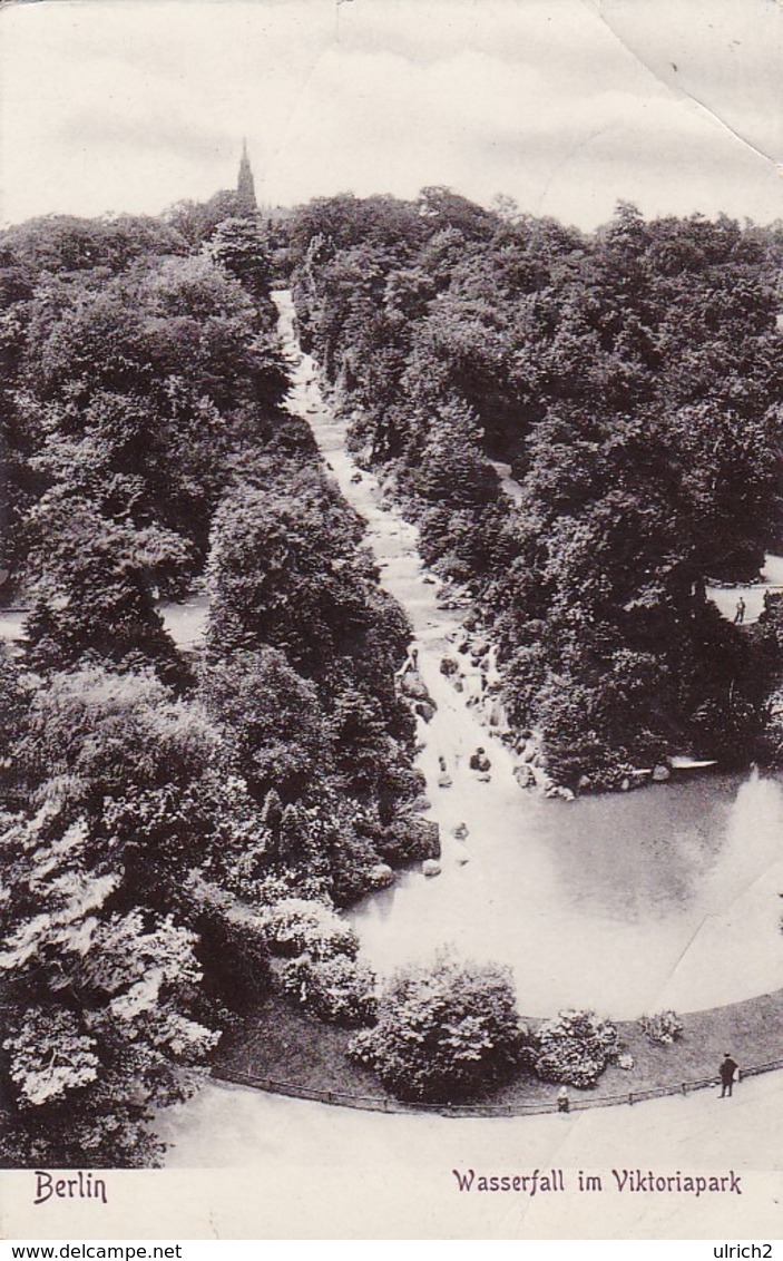 AK Berlin - Wasserfall Im Viktoriapark - 1905 (43970) - Kreuzberg