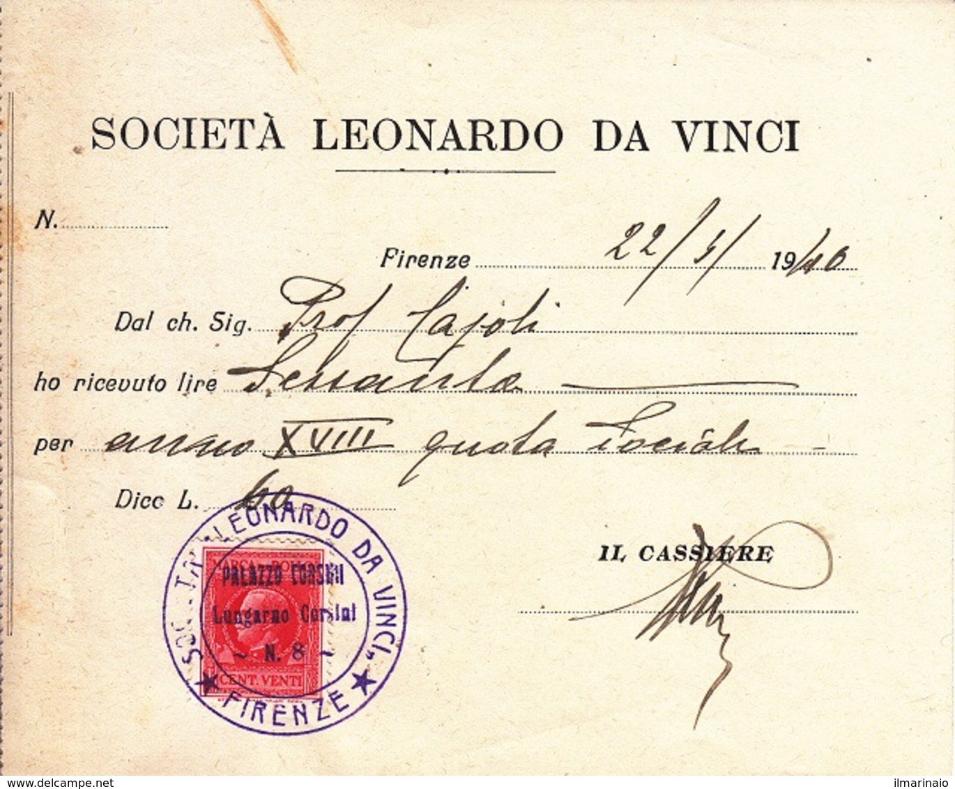 ** SOC. LEONARDO DA VINCI.-(FI).- ** - Italia