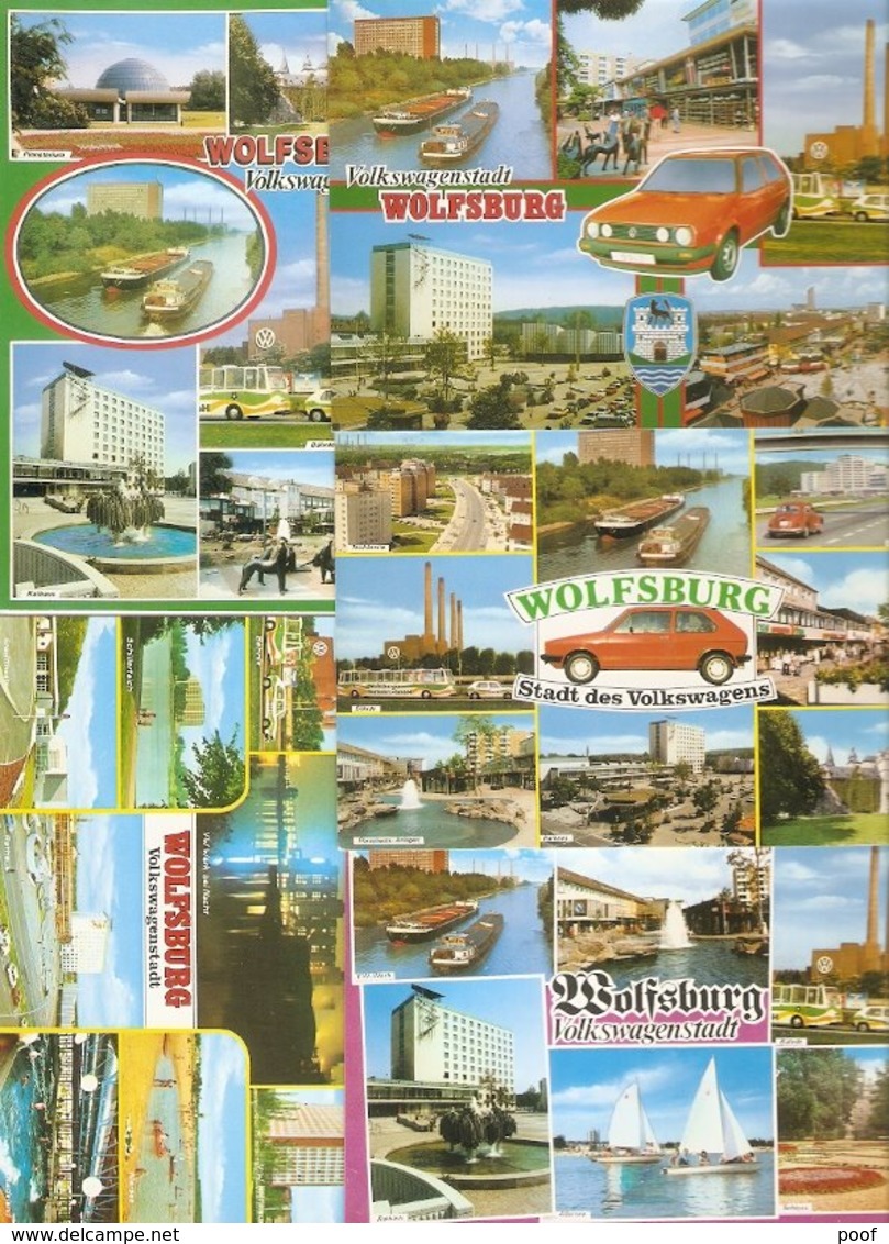 Wolfsburg : Stadt Des Volkswagens ---- 9 Kaarten - Wolfsburg