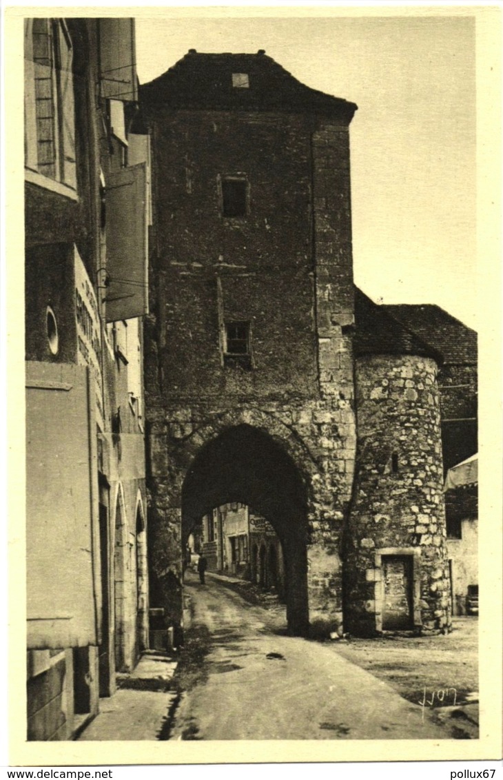 LOT 3 CPA DE ROCAMADOUR  (LOT)  LA PORTE SALMON. LA GRANDE CROIX DE JERUSALEM. LE PARVIS - Rocamadour