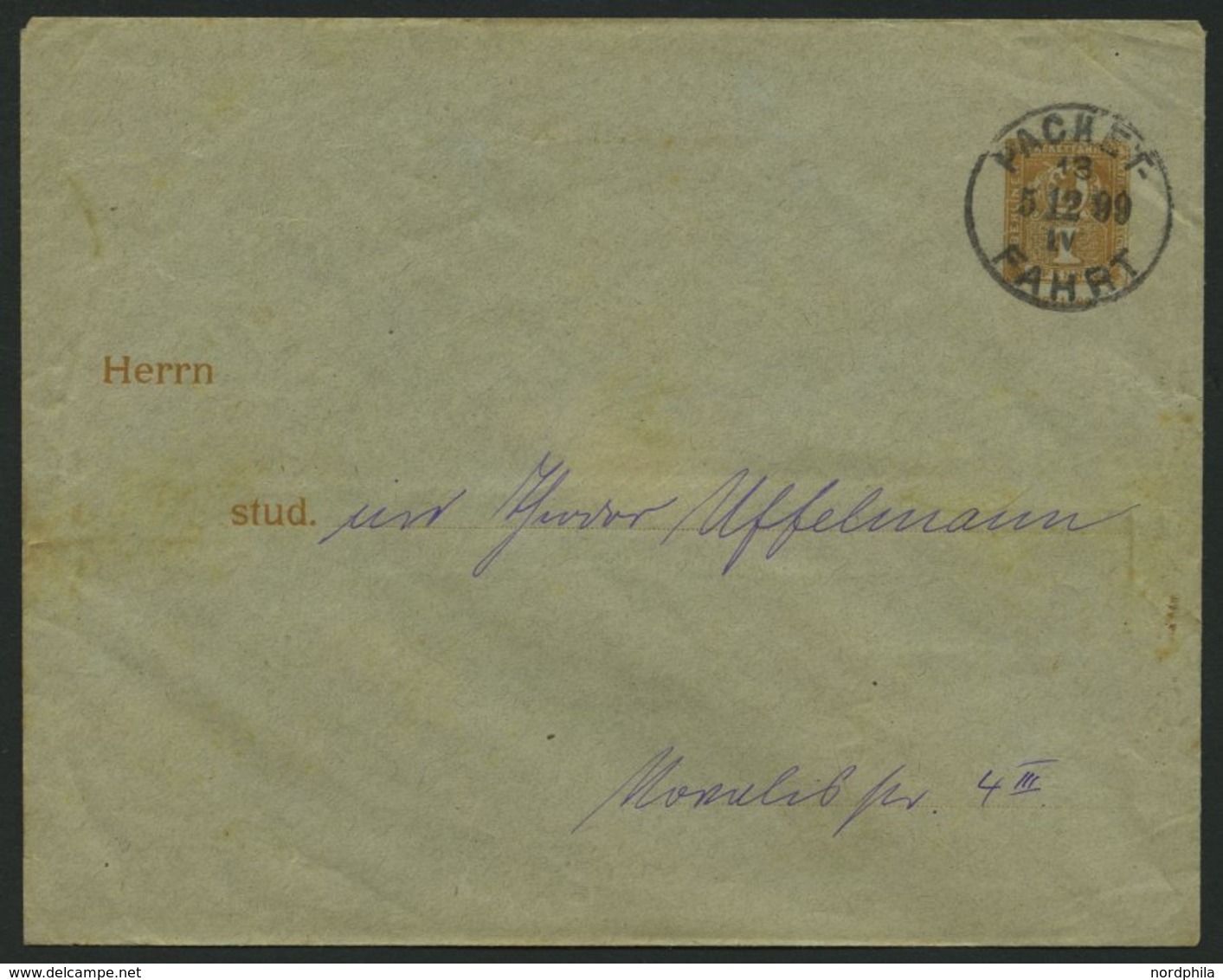 BERLIN 1899, 3 Verschiedene Gebrauchte Umschläge, Feinst - Correos Privados & Locales