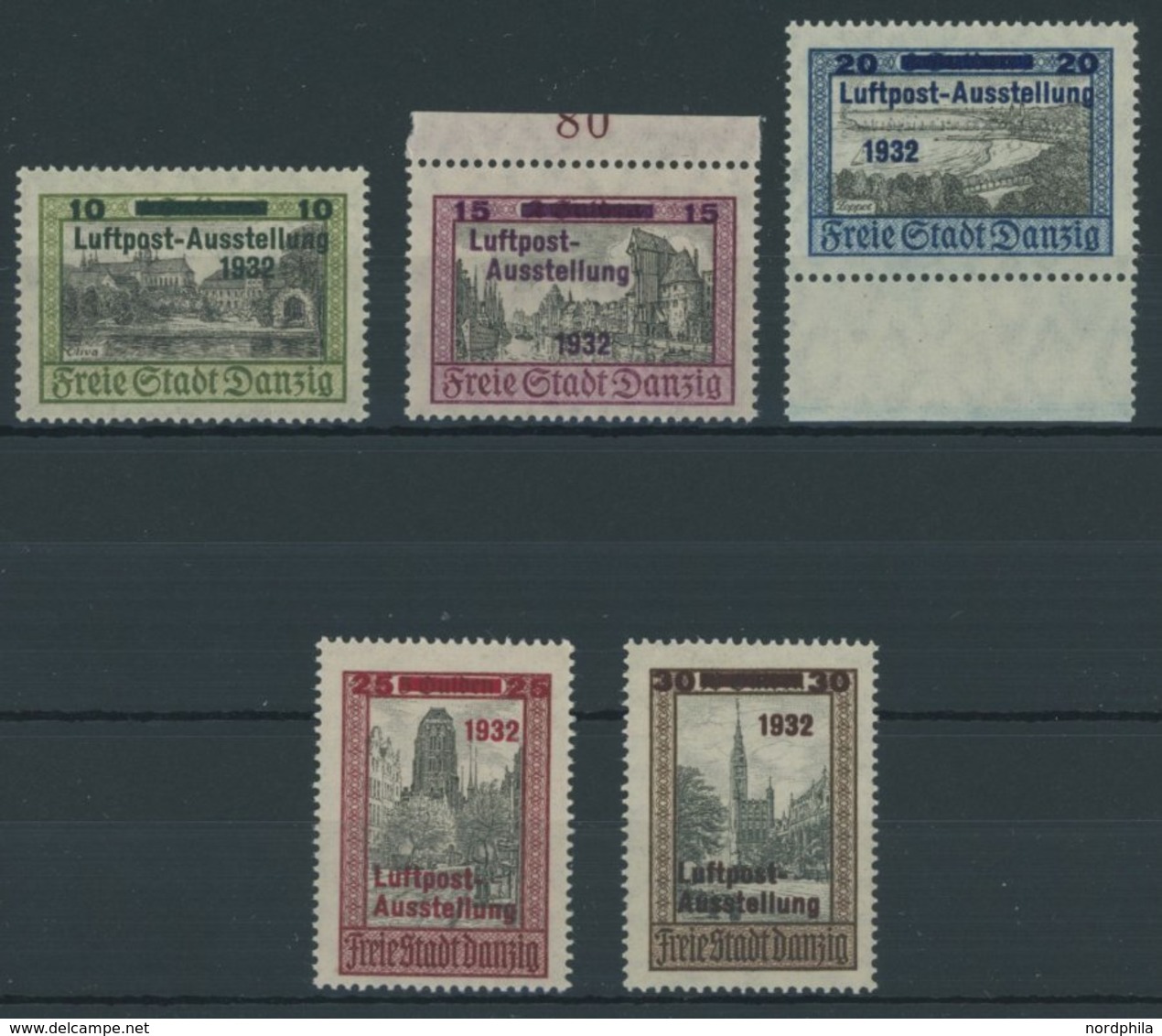 FREIE STADT DANZIG 231-35 **, 1932, Luposta, Postfrischer Prachtsatz, Mi. 220.- - Otros & Sin Clasificación