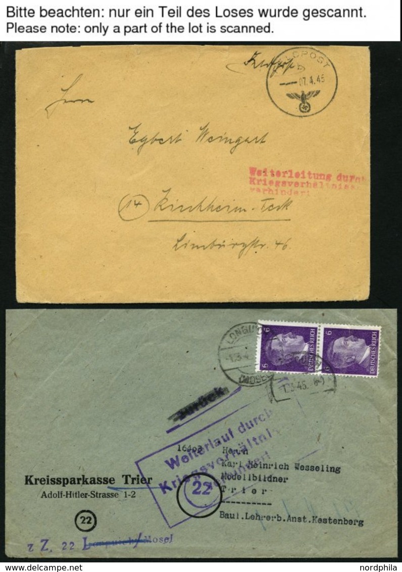 FELDPOST II. WK BELEGE 1939-44, 11 Verschiedene, Teils Interessante Feldpost-Belege, Besichtigen! - Ocupación 1938 – 45