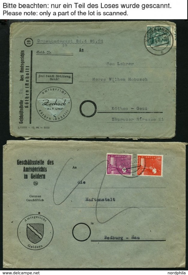 ALLIIERTE BES. 1946/48, 13 Frankierte Belege Behördenpost Aus Der SBZ, Etwas Unterschiedlich - Otros & Sin Clasificación