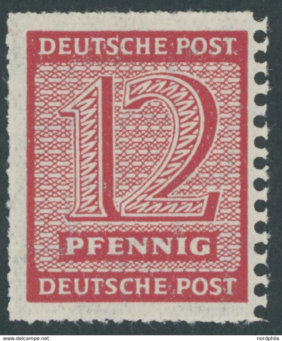 WEST-SACHSEN 119B/DX **, 1935, 12 Pf. Roßwein, Einseitig Gezähnt L 111/4-111/2, Dreiseitig Durchstochen 16, Wz. 1X, Post - Other & Unclassified