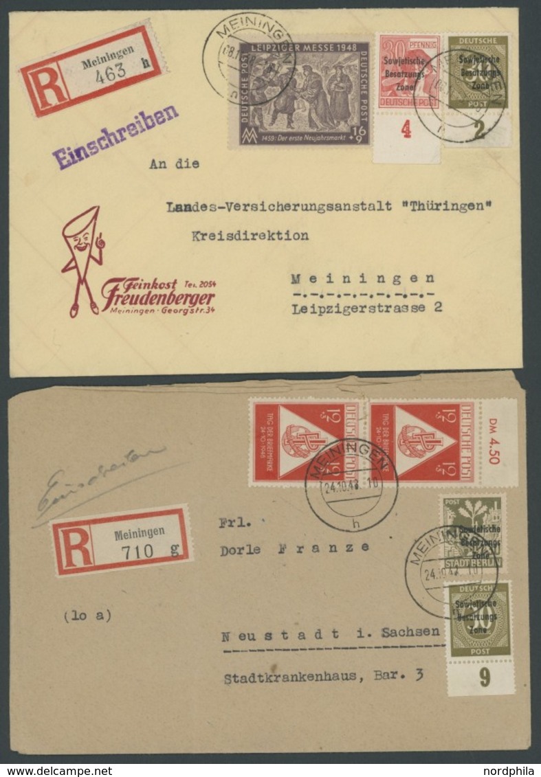 SAMMLUNGEN, LOTS 207-11 BRIEF, 1948, 14 Verschiedene Belege, Einige Bessere, Meist Pracht, Fundgrube! - Other & Unclassified