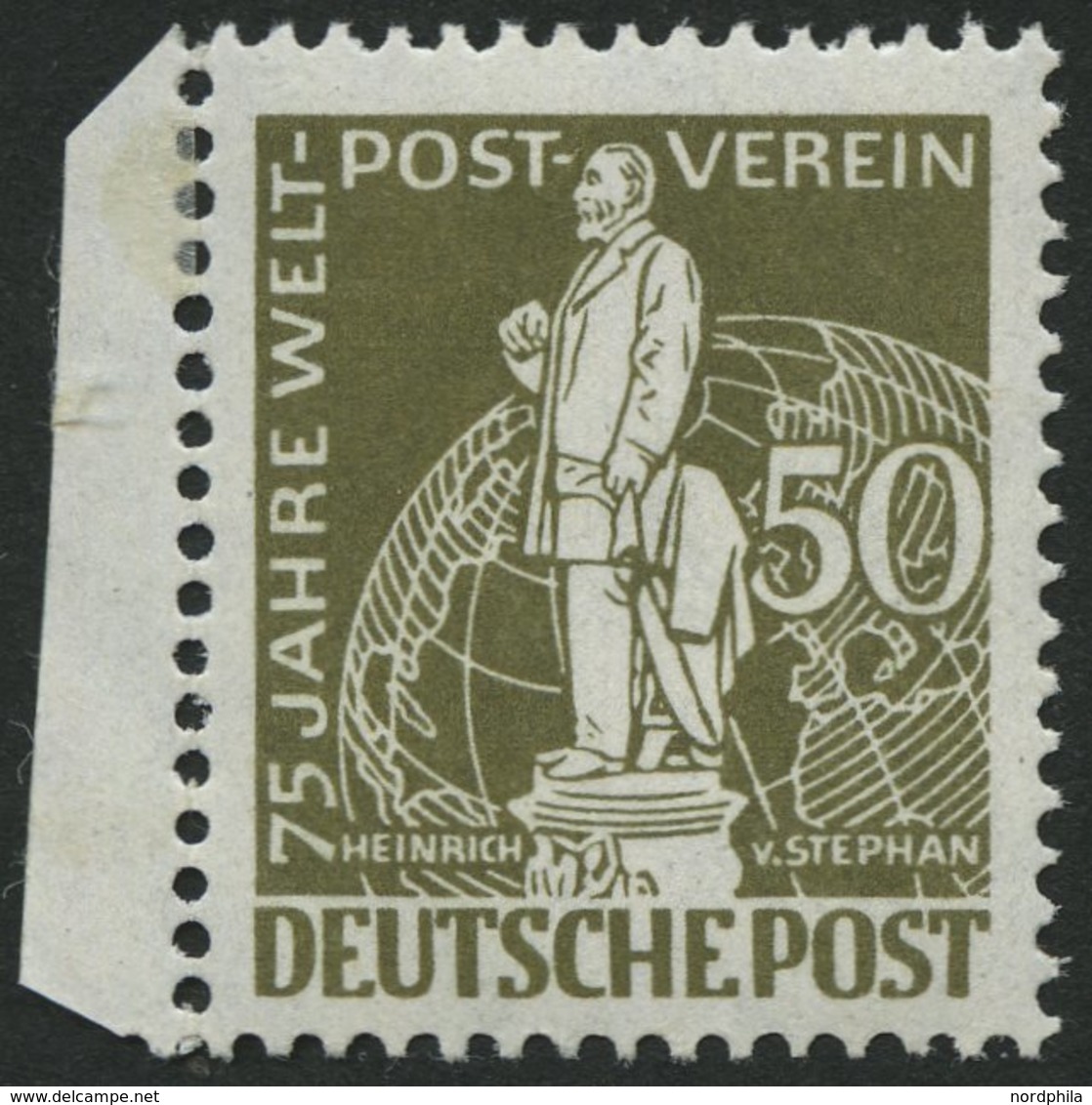 BERLIN 38 **, 1949, 50 Pf. Stephan, Pracht, Mi. 180.- - Other & Unclassified