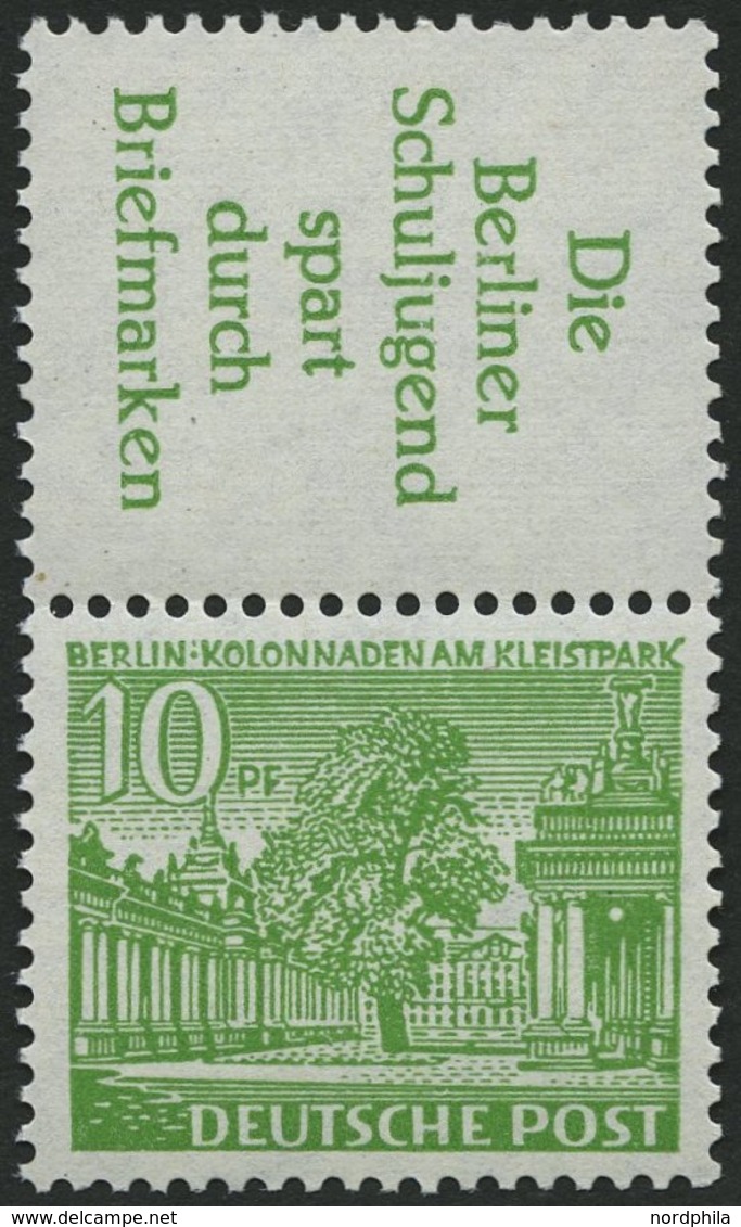 ZUSAMMENDRUCKE S 6 **, 1952, Bauten R3 + 10, Pracht, Mi. 90.- - Se-Tenant