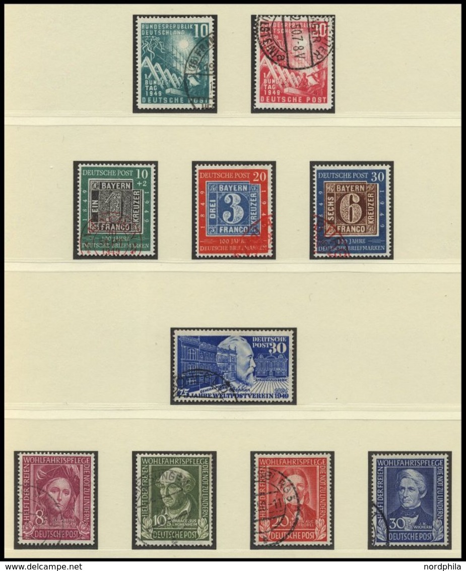 SAMMLUNGEN O, Saubere Gestempelte Komplette Sammlung Bundesrepublik Bis 1979 In 2 Linder Falzlosalben, Prachtsammlung - Used Stamps