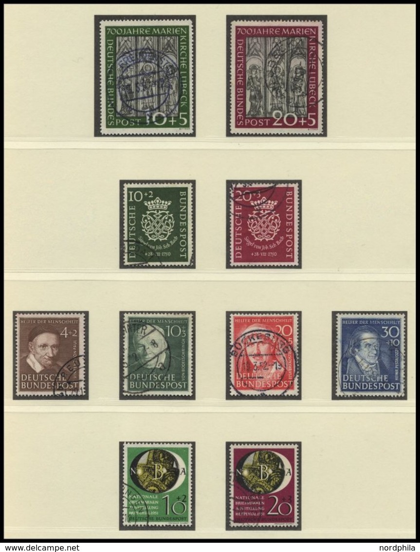 SAMMLUNGEN O, Saubere Gestempelte Komplette Sammlung Bundesrepublik Bis 1979 In 2 Linder Falzlosalben, Prachtsammlung - Used Stamps