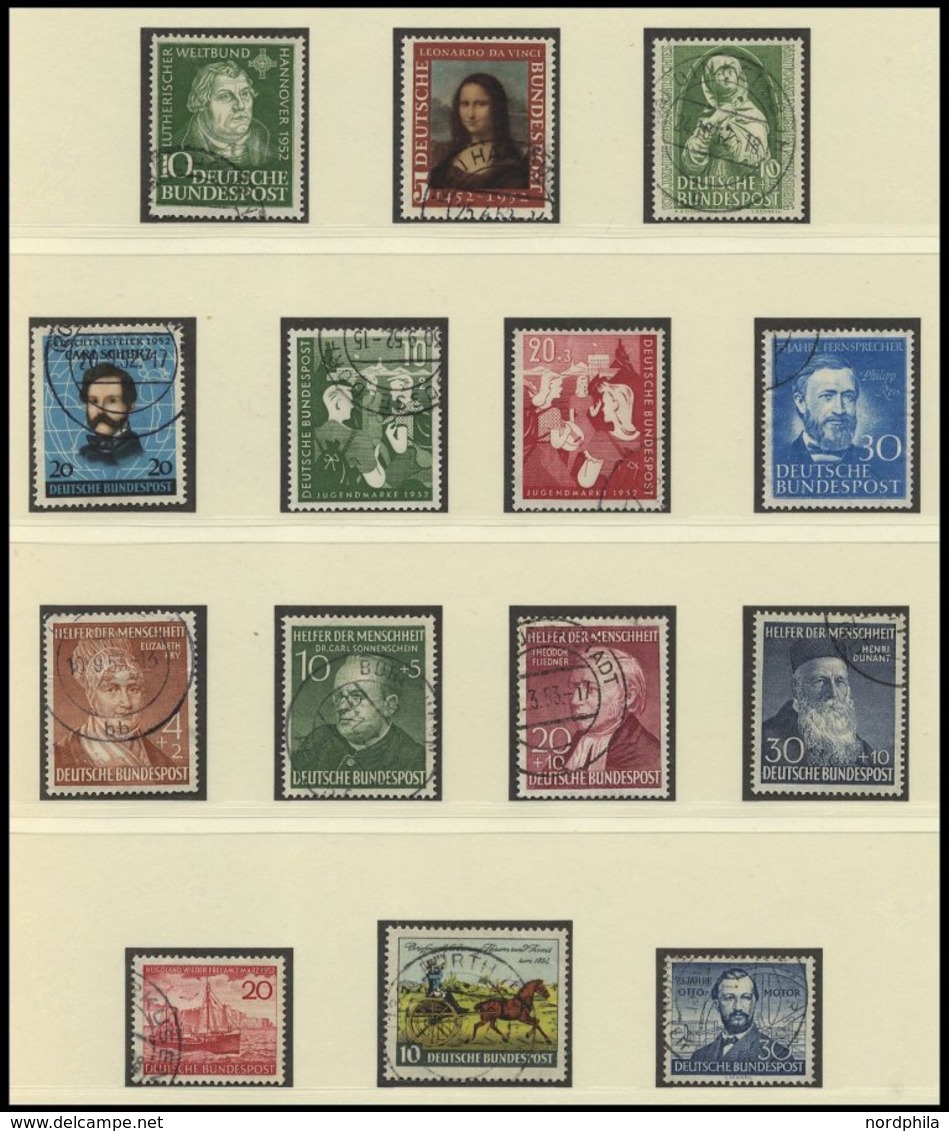 SAMMLUNGEN O, Saubere Gestempelte Komplette Sammlung Bundesrepublik Bis 1979 In 2 Linder Falzlosalben, Prachtsammlung - Used Stamps