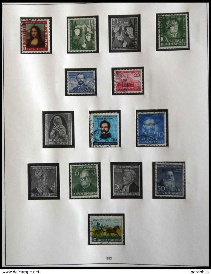 SAMMLUNGEN O, Gestempelte Sammlung Bundesrepublik Von 1949-69 Im SAFE Falzlosalbum, Recht Komplett, Mit Einigen Besseren - Used Stamps