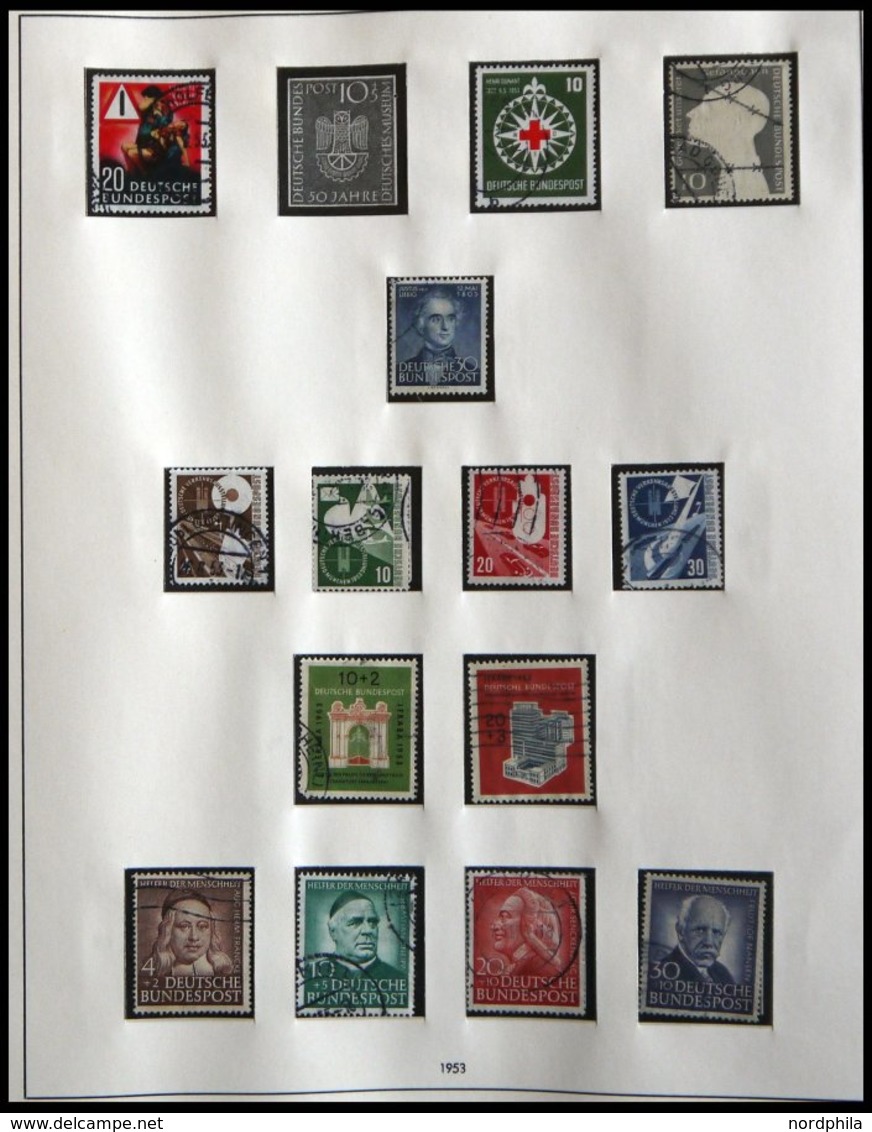 SAMMLUNGEN O, Gestempelte Sammlung Bundesrepublik Von 1949-69 Im SAFE Falzlosalbum, Recht Komplett, Mit Einigen Besseren - Used Stamps