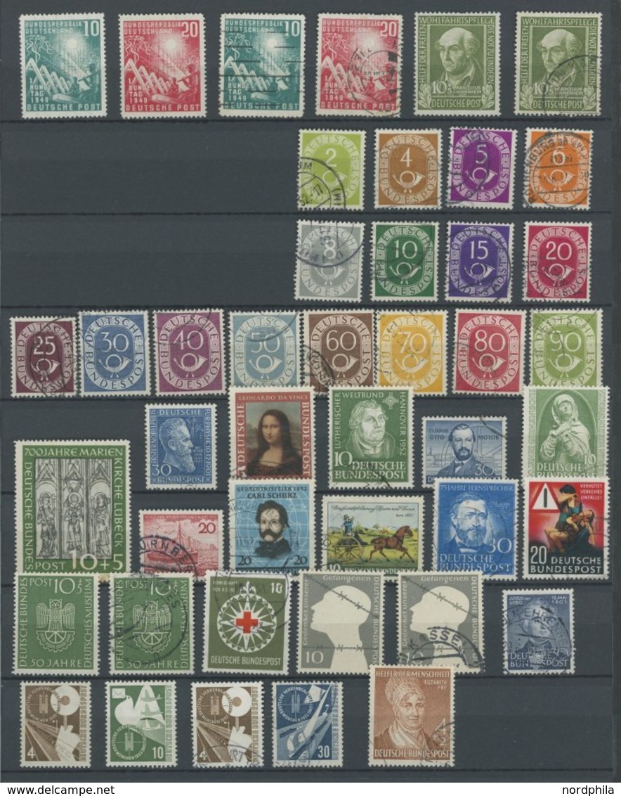 SAMMLUNGEN **,o,* , Sammlung Bundesrepublik Von 1948-83, Ab 1956 In Den Hauptnummern Wohl Komplett, Anfangs Einiges Mit  - Used Stamps