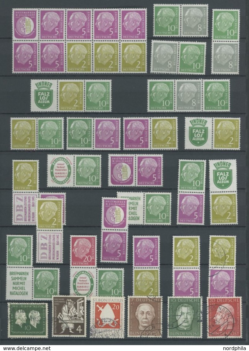 SAMMLUNGEN **,o,* , Sammlung Bundesrepublik Von 1948-83, Ab 1956 In Den Hauptnummern Wohl Komplett, Anfangs Einiges Mit  - Used Stamps