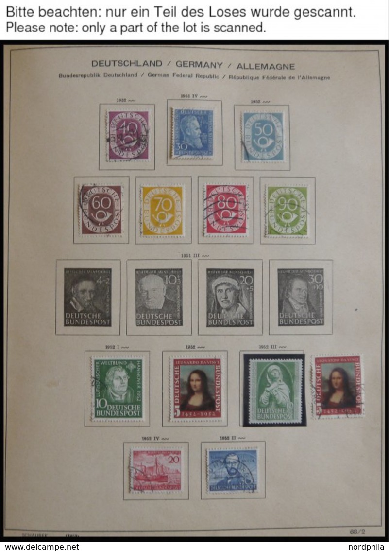 SAMMLUNGEN O,* , Fast Nur Gestempelte Sammlung Bundesrepublik Von 1949-84 Im Schaubekalbum, Ab 1960 In Den Hauptnummern  - Used Stamps