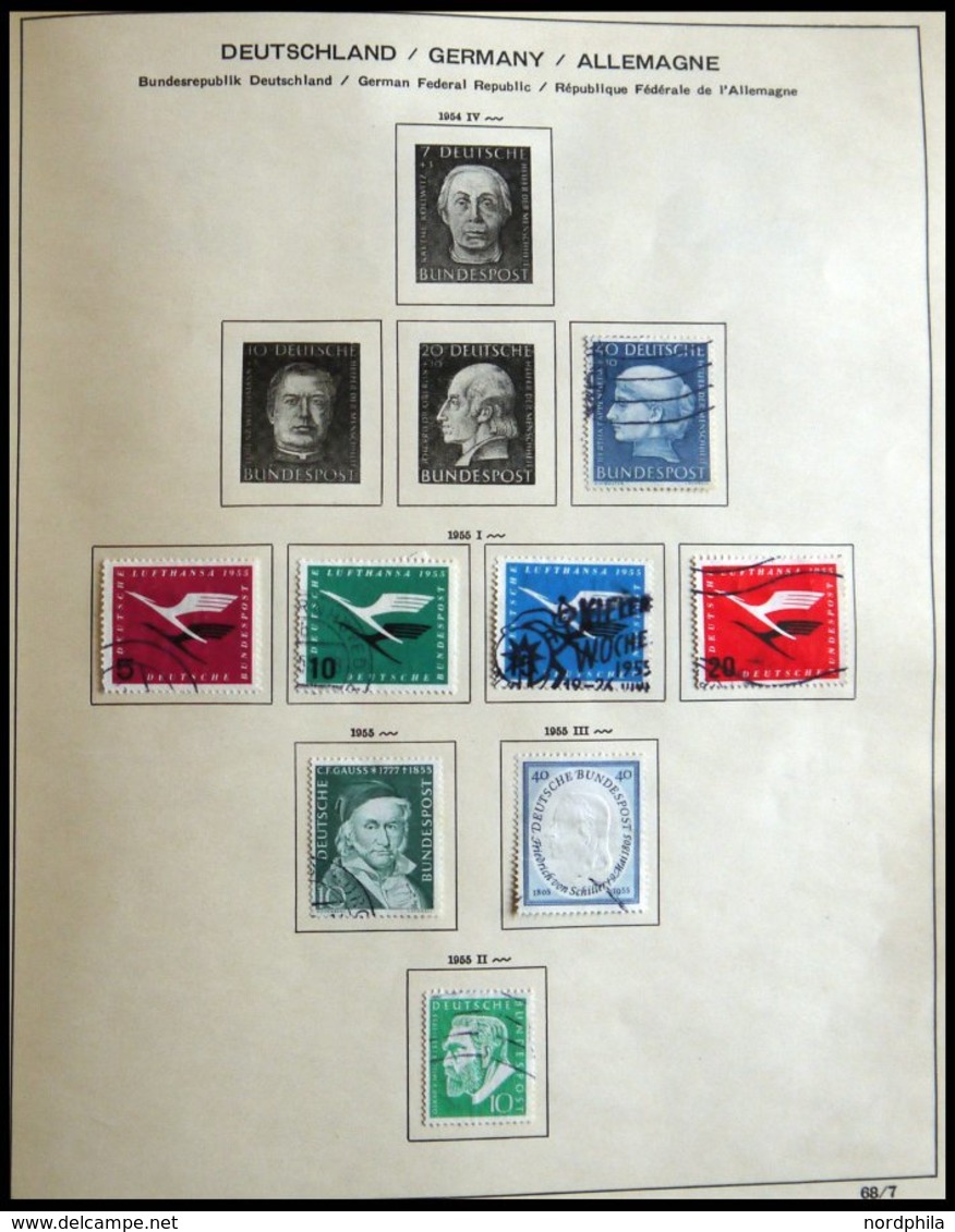 SAMMLUNGEN O,* , Fast Nur Gestempelte Sammlung Bundesrepublik Von 1949-84 Im Schaubekalbum, Ab 1960 In Den Hauptnummern  - Used Stamps