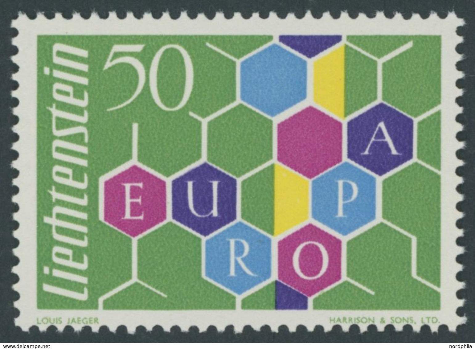 LIECHTENSTEIN 398 **, 1960, 50 Rp. Europa, Pracht, Mi. 60.- - Other & Unclassified