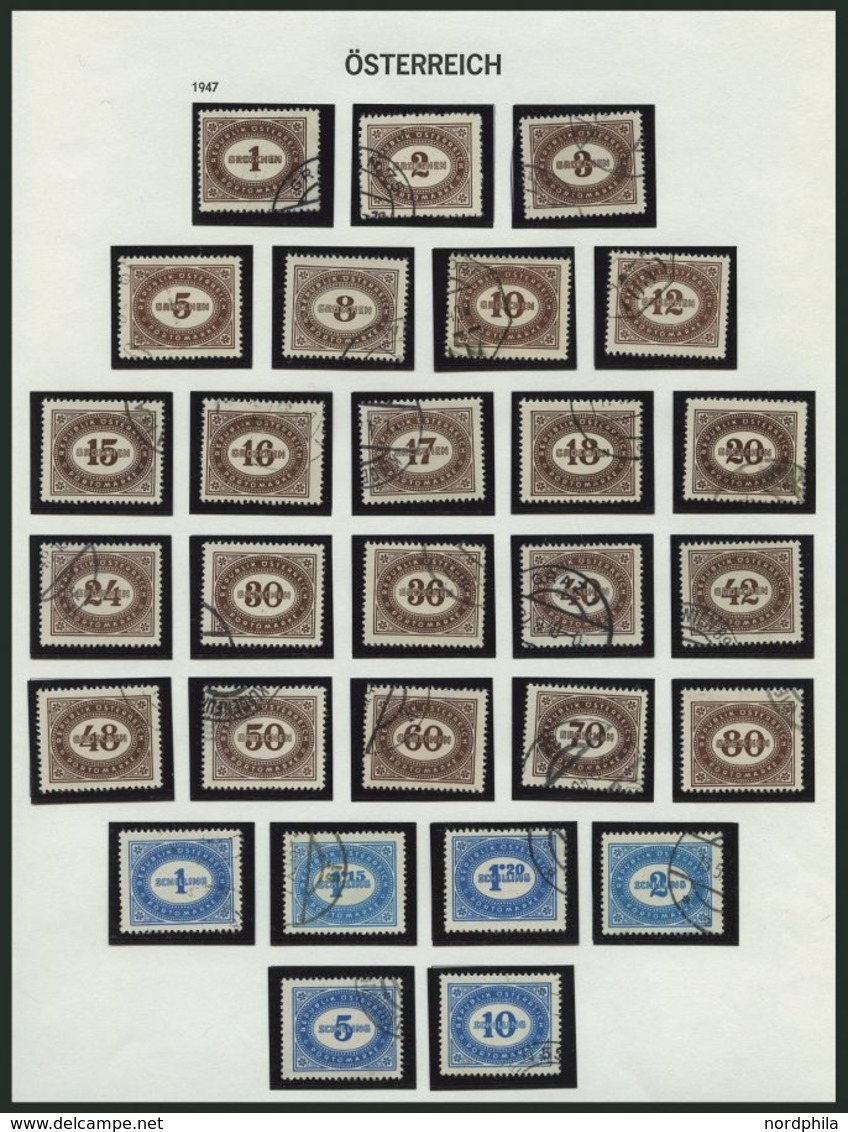 SAMMLUNGEN O, **, 1945-68, überwiegend Gestempelter Sammlungsteil, Meist Prachterhaltung, Mi. Ca. 700.- - Collections
