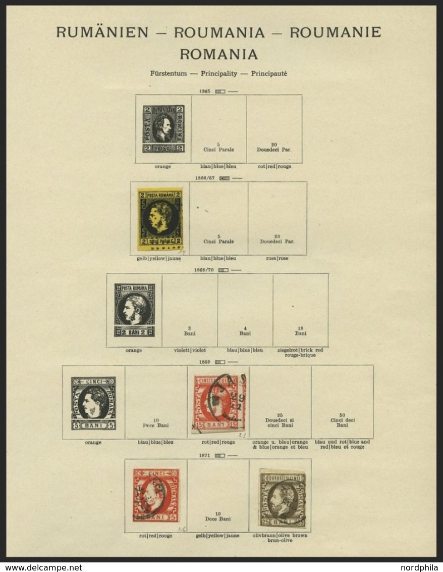 SAMMLUNGEN, LOTS O, *, 1866-1941, Alter Sammlungsteil Auf Seiten, Etwas Unterschiedliche Erhaltung, Mi. Nach Angabe Ca.  - Other & Unclassified