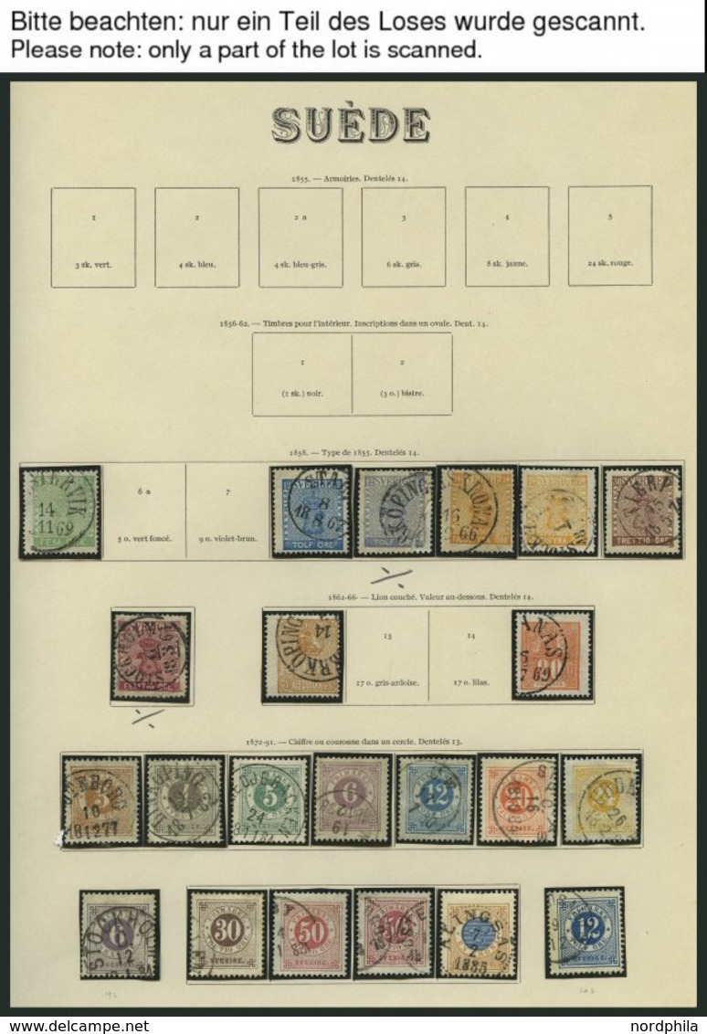 SAMMLUNGEN, LOTS O, *, 1858-1943, Sauberer Alter Sammlungsteil Auf Yvert-Seiten, Meist Feinst/Pracht, Mi. Ca. 1200.- - Colecciones