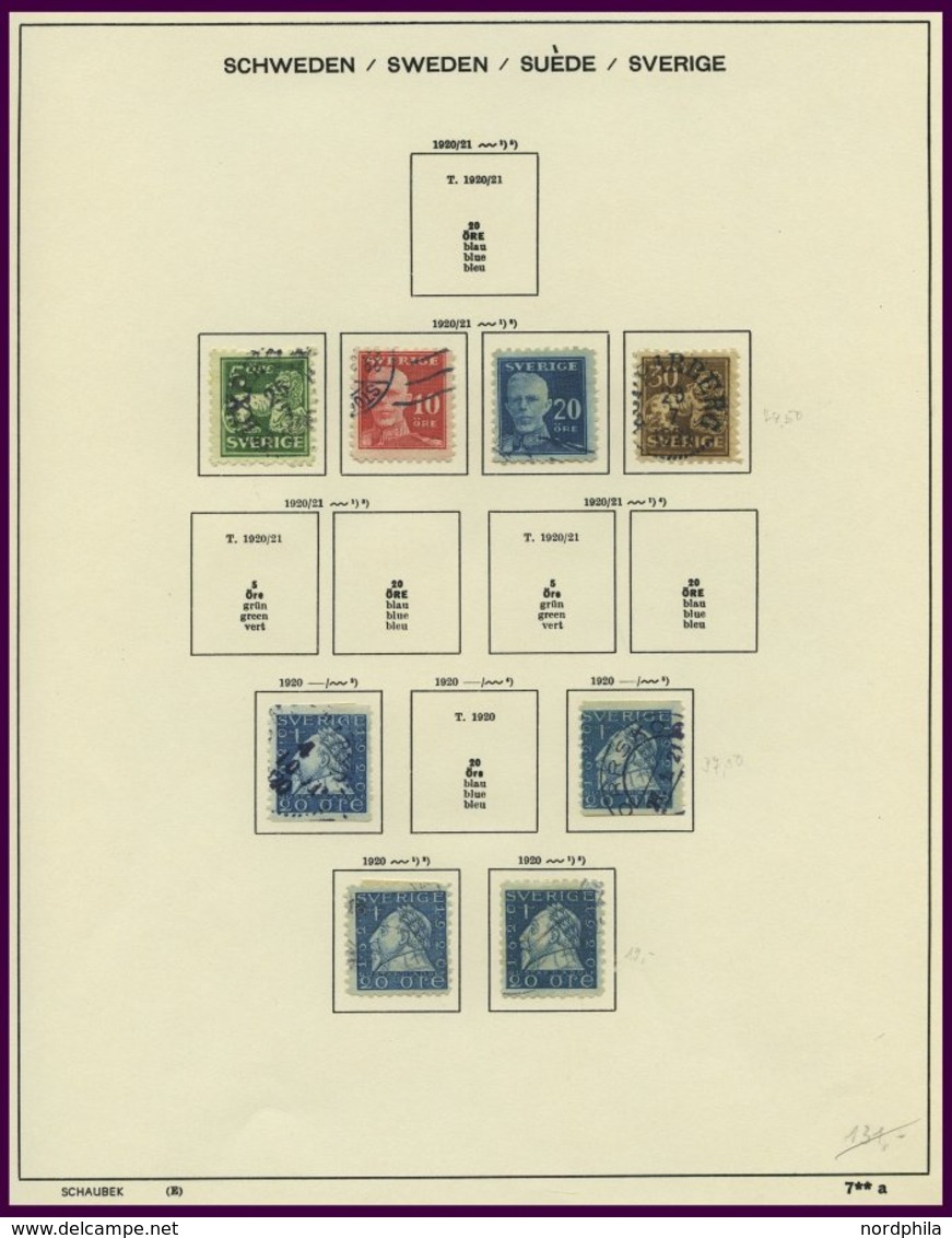 SAMMLUNGEN, LOTS o, 1872-1928, sauberer gestempelter Sammlungsteil (aus Mi.Nr. 17-212) mit guten mittleren Ausgaben, nac