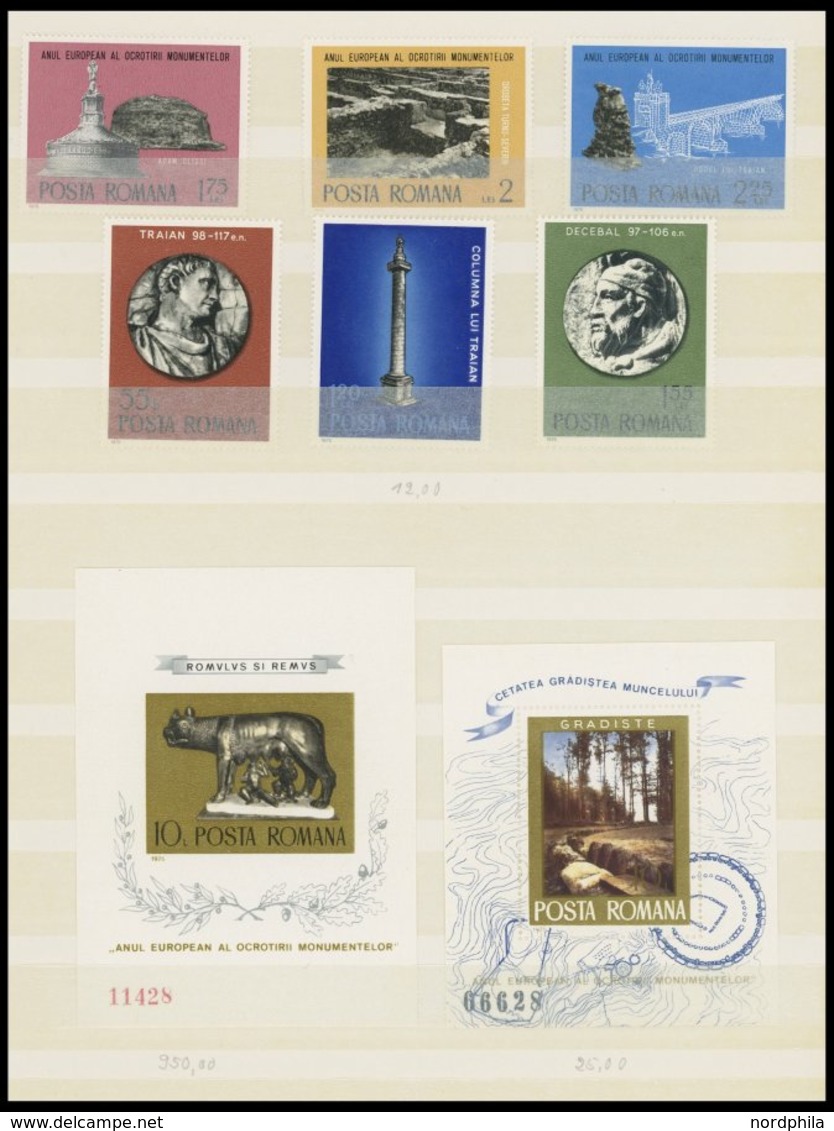 EUROPA UNION **, Wohl Komplette Postfrische Sammlung Gemeinschaftsausgaben Von 1968-75, Dazu Etwas Europarat, Skandinavi - Collections