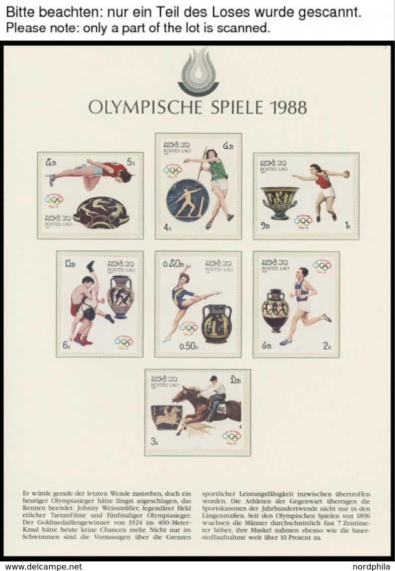 SPORT **,Brief , Olympische Spiele 1988 In 4 Borek Spezialalben Mit Goldmünze China Mint, Peking, Schwerttanz, PP, Klein - Other & Unclassified