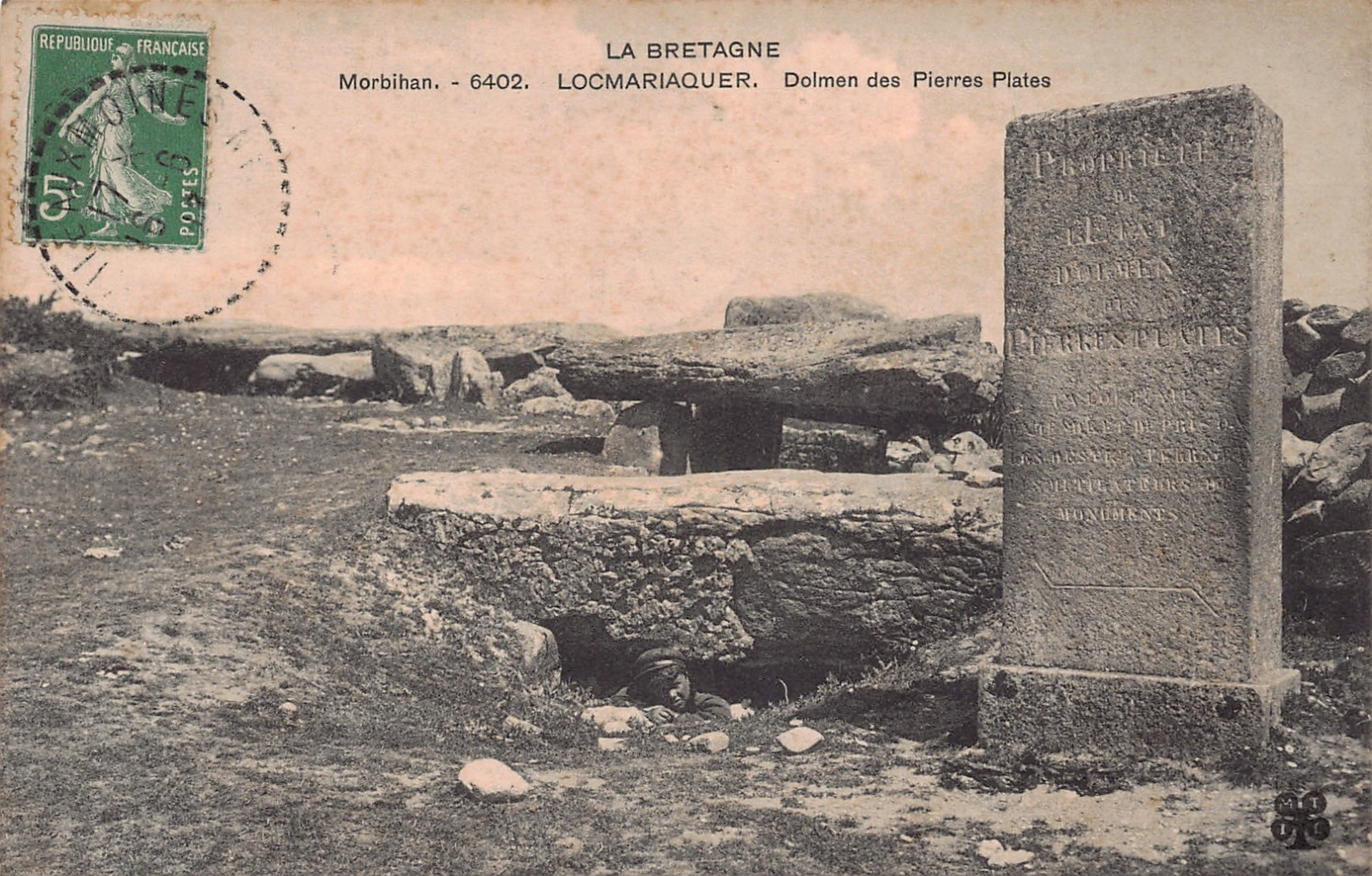 LOCMARIAQUER   - Dolmen Des Pierres Plates (edts Mtil  6402 ) - Locmariaquer