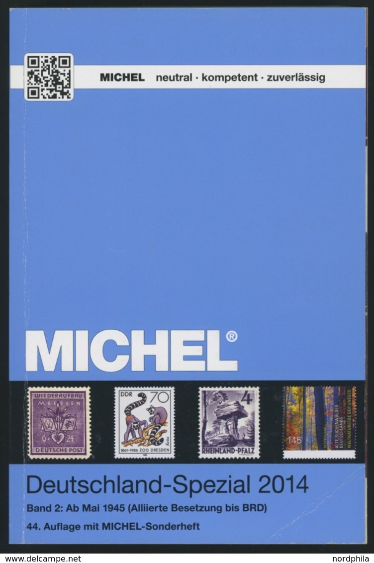 PHIL. KATALOGE Michel: Deutschland-Spezial Katalog 2014, Band 1 (1849 Bis April 1945) Und Band 2 (Alliierte Besetzung Bi - Filatelia
