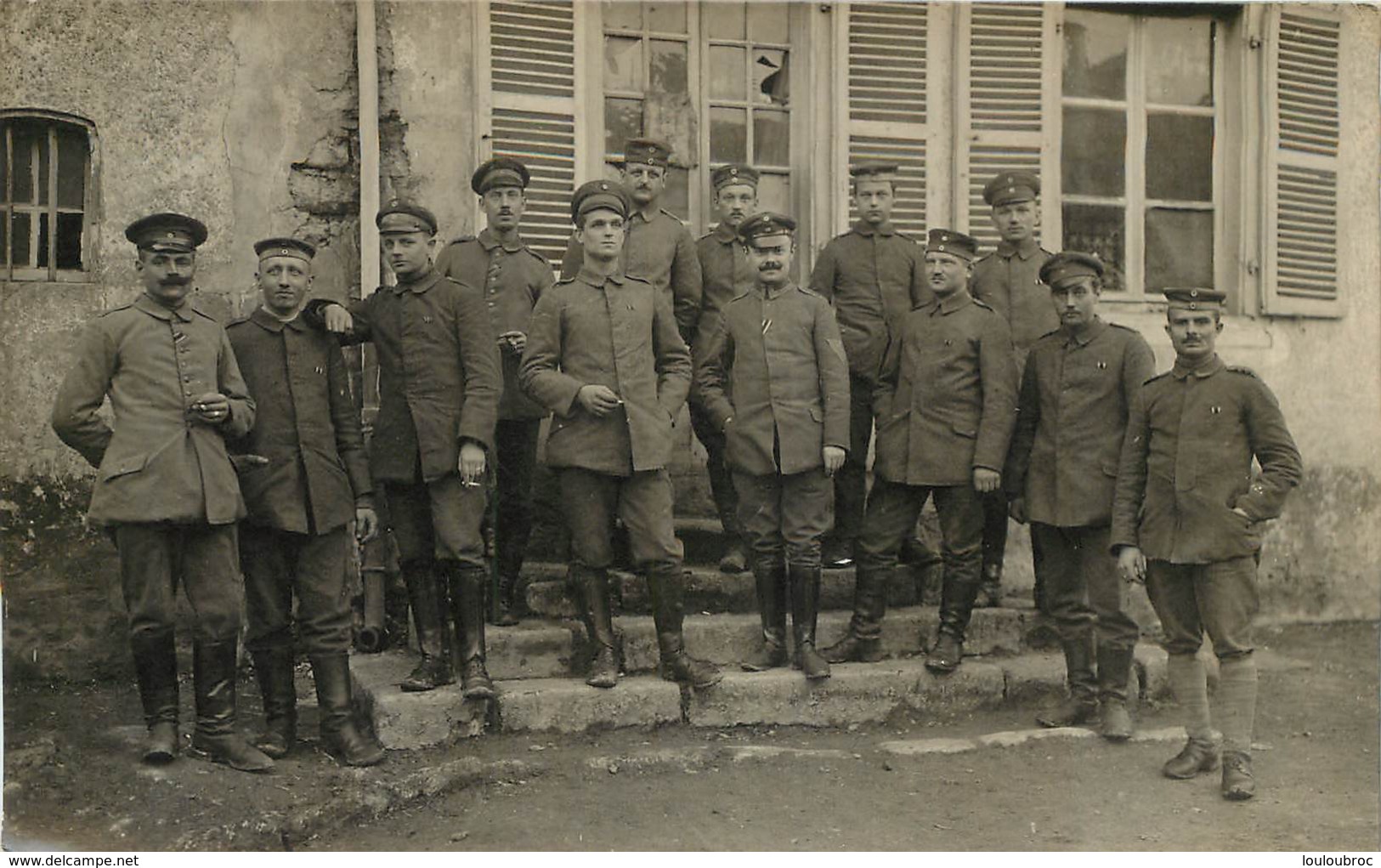 CARTE PHOTO ALLEMANDE 14-18 SOLDATS ALLEMANDS - War 1914-18