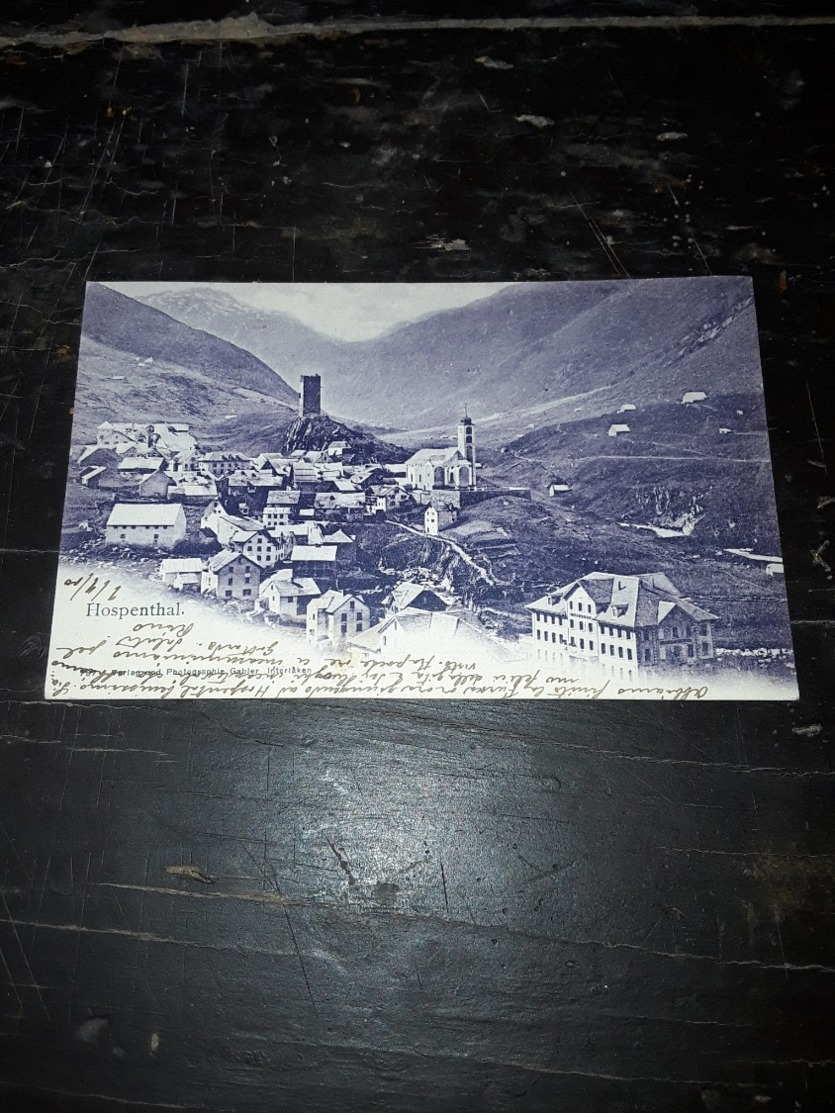 Cartolina Postale, Postcard, 1900, Hospenthal - Sonstige & Ohne Zuordnung