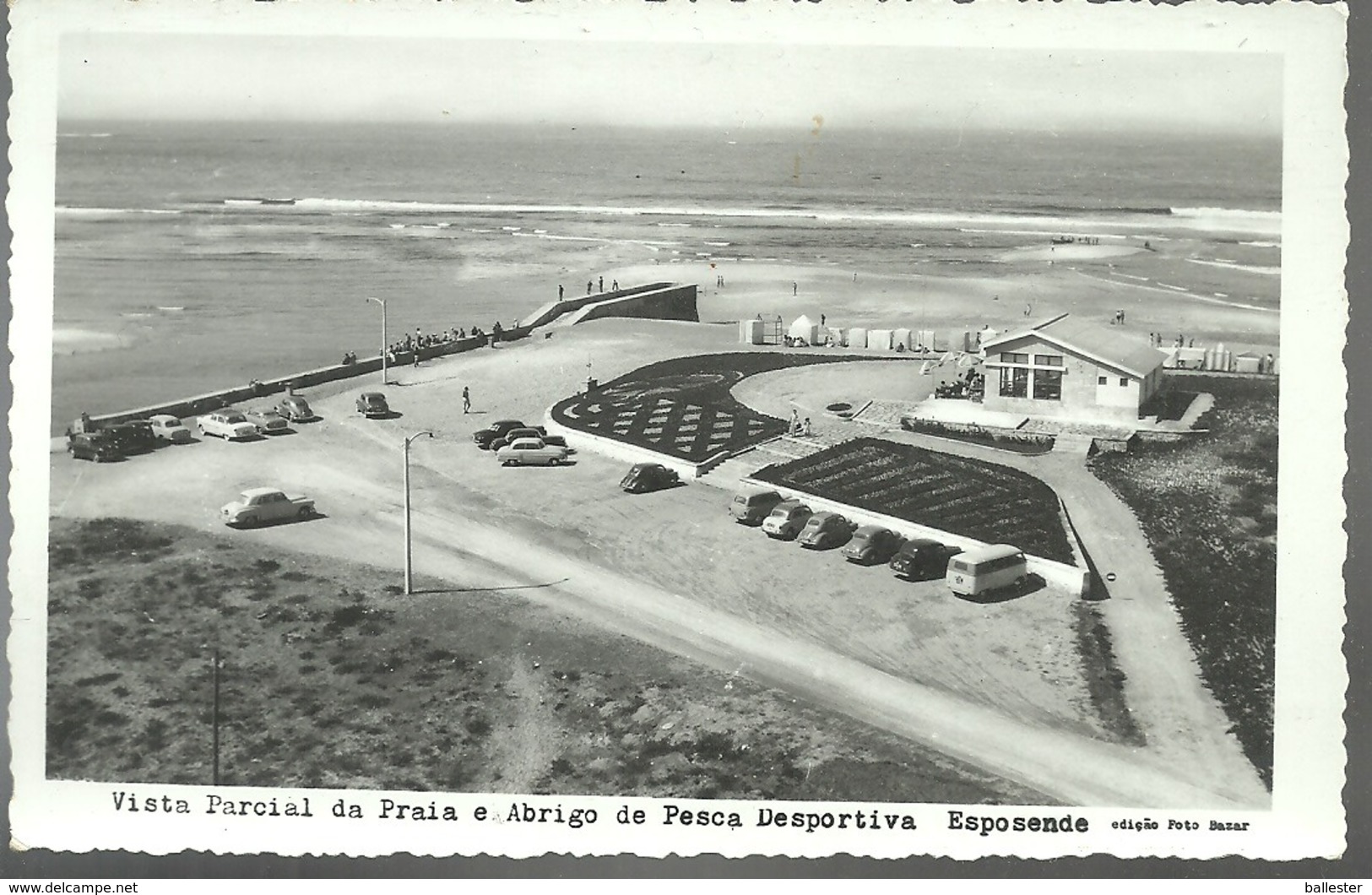 PORTUGAL - ESPOSENDE - Vista Parcial Da Praia E Abrigo De Pesca Desportiva (Ed. Foto Bazar) - Braga