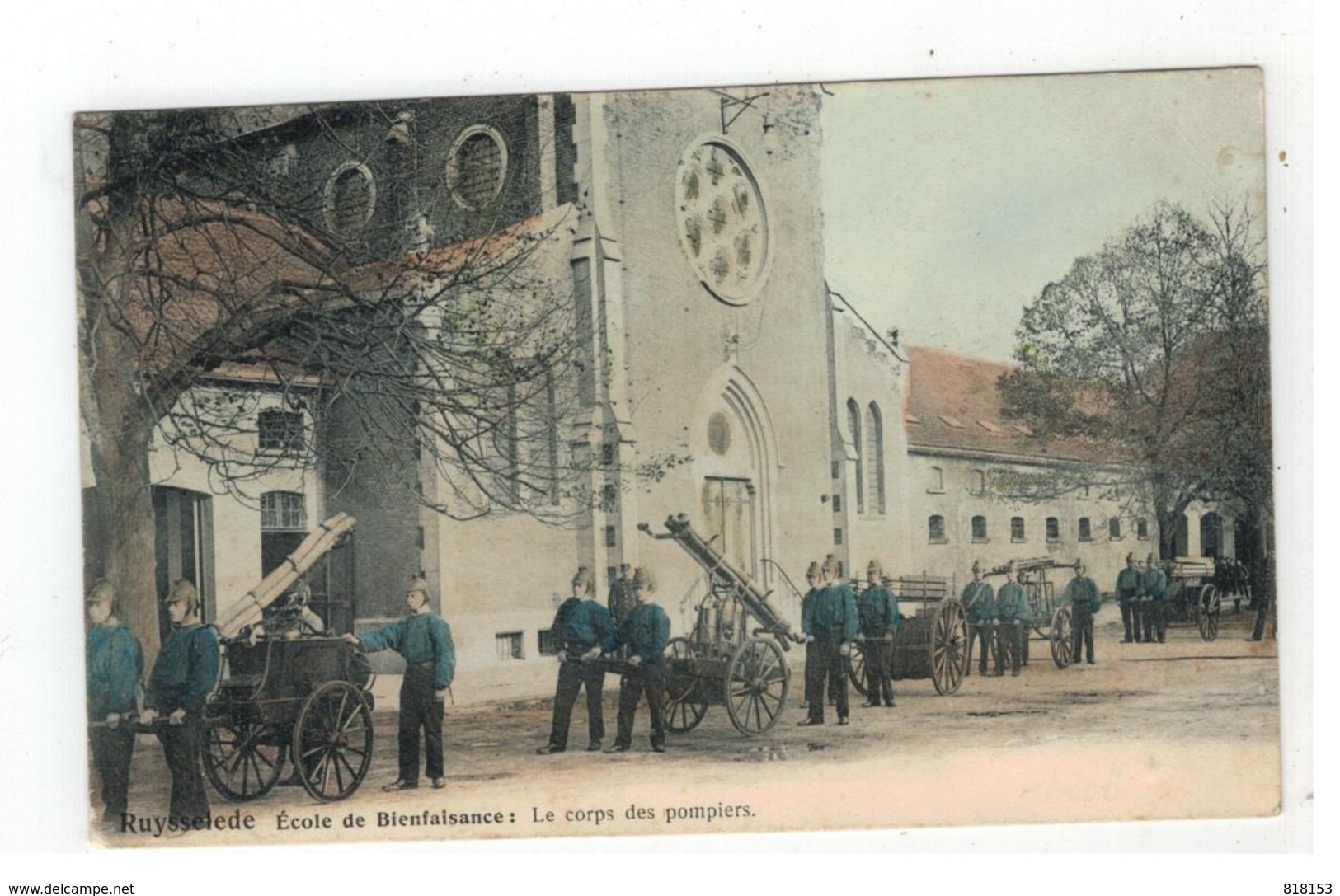 Ruiselede  Ruysselede  Ecole De Bienfaisance: Le Corps Des Pompiers - Ruiselede