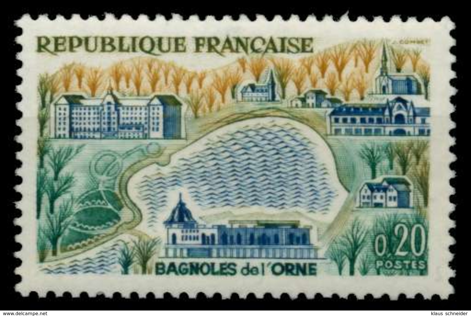 FRANKREICH 1961 Nr 1347 Postfrisch S027E92 - Unused Stamps