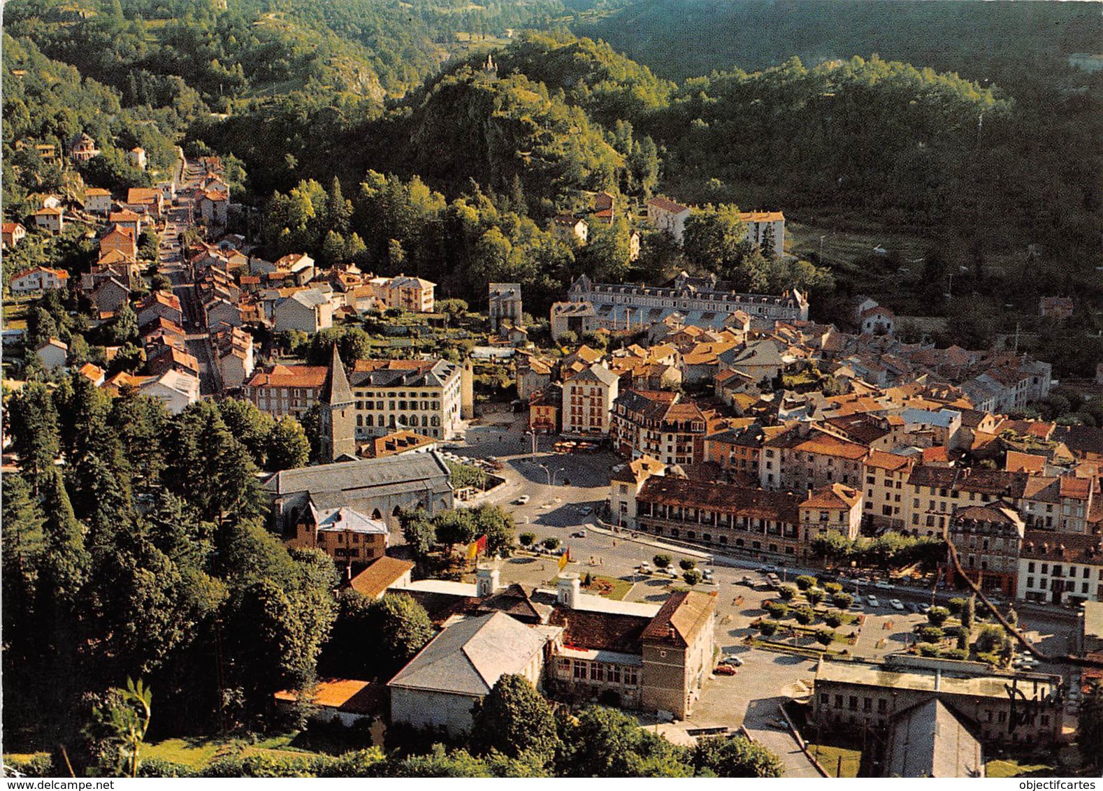 AX LES THERMES Station Thermale Et De Sports D Hiver Vue Generale 23(scan Recto-verso) MA989 - Ax Les Thermes