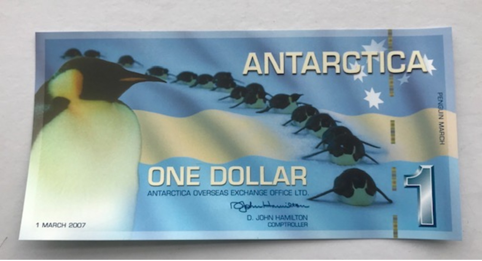 ANTARTICA P4  1 DOLLARS 03.2007 UNC - Andere & Zonder Classificatie